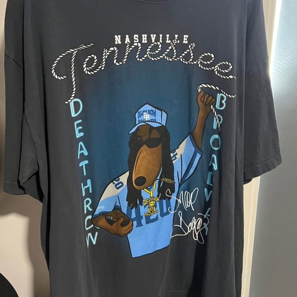 Mike Stud Deathrow Records x Snoop Dog concert shirt